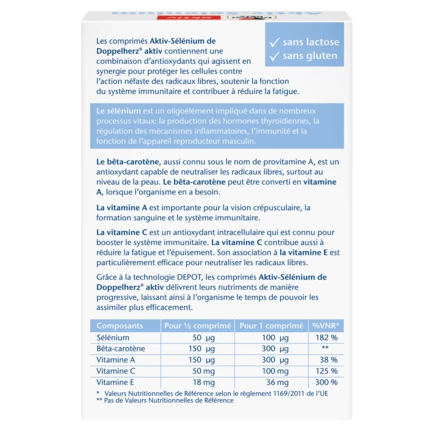 Doppelherz aktiv Aktiv-Sélénium Vue arrière